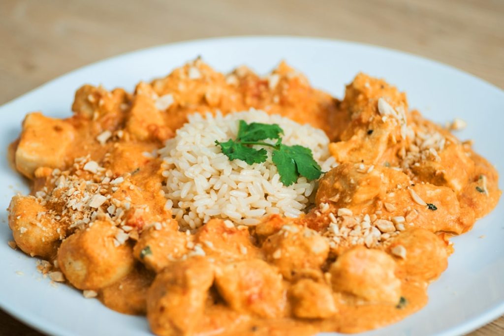 Plat Poulet Au Beurre De Cacahuètes La Salle Fitness